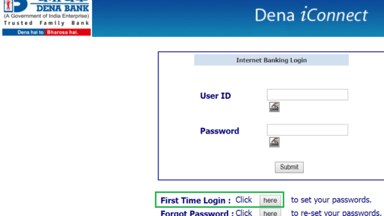 How To Register For Dena Net Banking Online