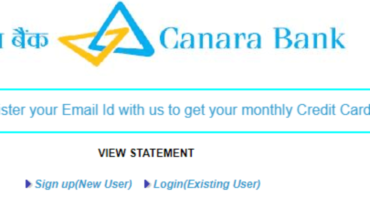 how to download canara bank credit card statement online bank of india