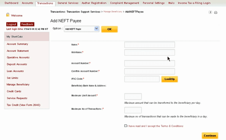 How To Add Beneficiary In Pnb Account