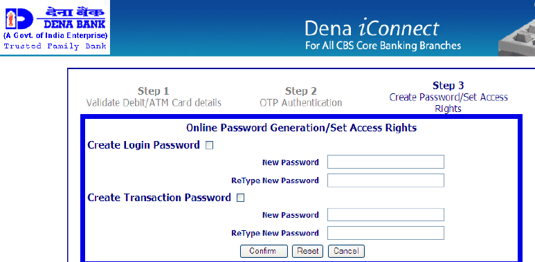 How To Register For Dena Net Banking Online