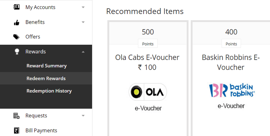 sbi credit card rewards