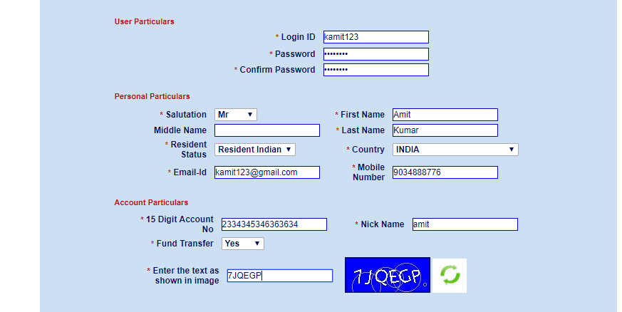 iob net banking registration