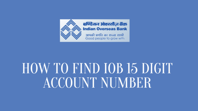 15 digit account number