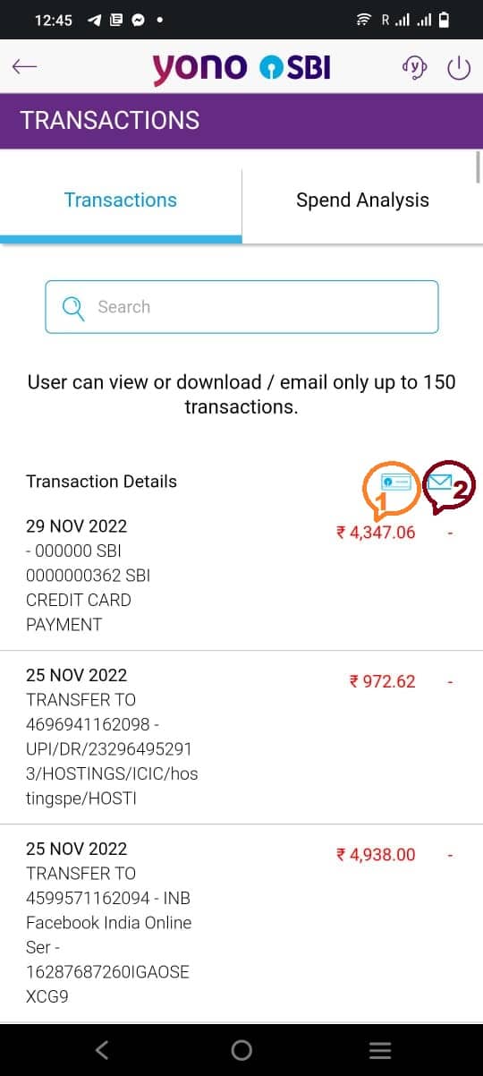 How To Download Bank Statement From YONO SBI App