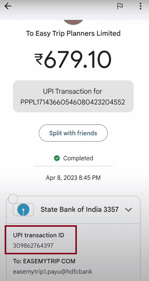 How To Find UPI Transaction Reference Number In Google Pay