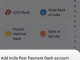add india post payment bank account google pay