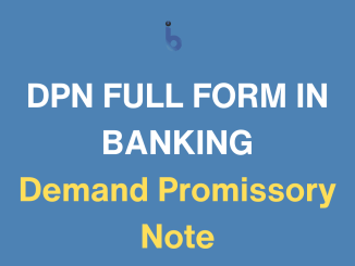 DPN Full Form in Banking