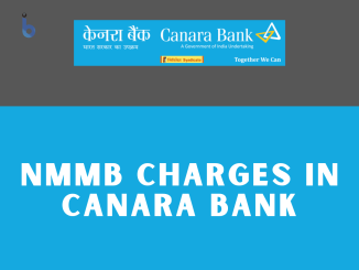 NMMB Charges in Canara Bank